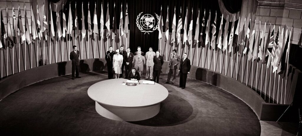 ONU en 1945